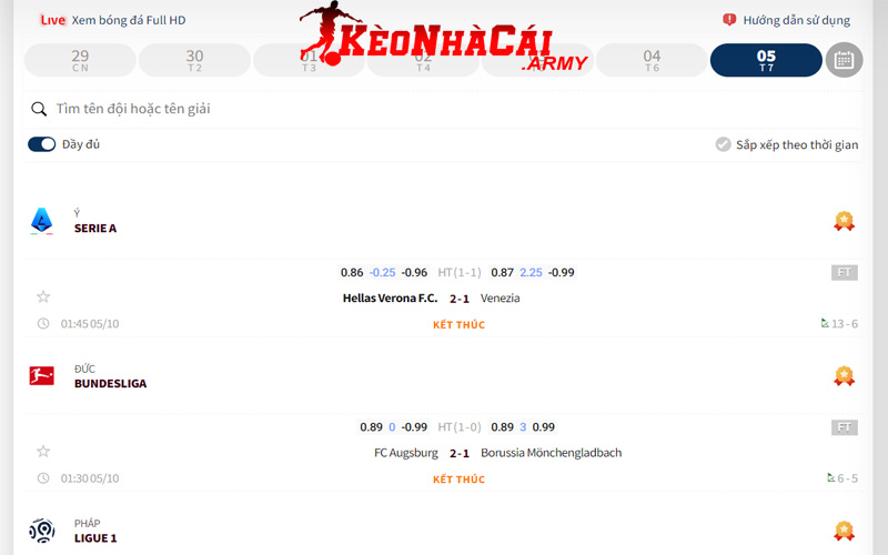 1 ket qua bong da Cập nhật kết quả bóng đá trực tuyến tại keonhacai.army